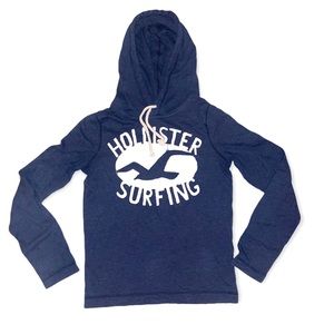 Hollister Men’s hooded long sleeve shirt